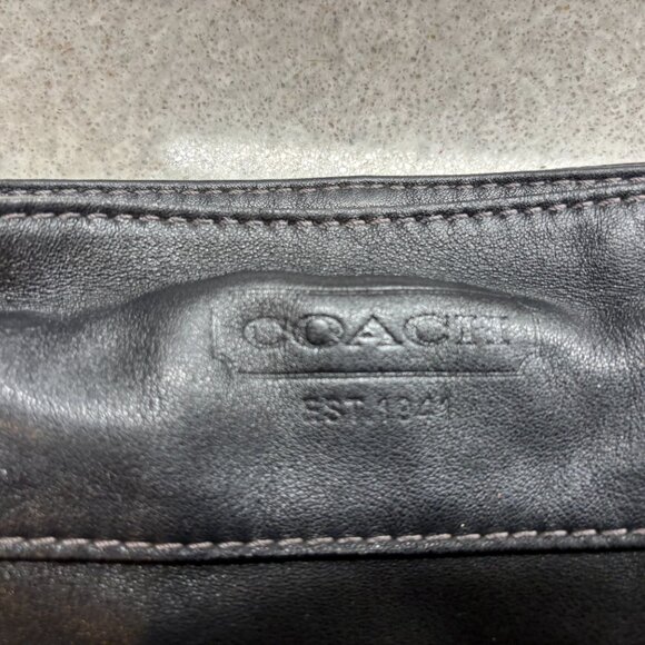 Vintage Leather Coach Hobo Hand bag - Picture 7 of 14